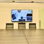 Professional AV setup in Minneapolis conference room by Dozer Systems